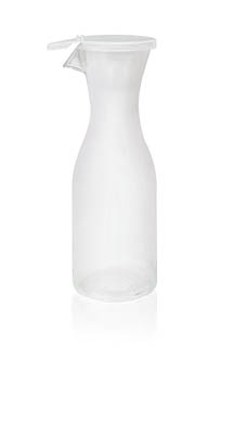 JUICE/WINE DECANTER 64OZ CLEAR POLY