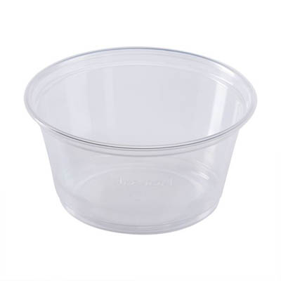 CUP PORTION PLAST 3.25 OZ CLEAR