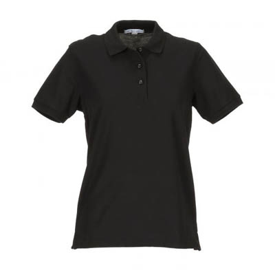 SHIRT POLO WOMEN'S BLACK XLG