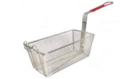 FRYER BASKET 10"HANDLE RED PLASTIC