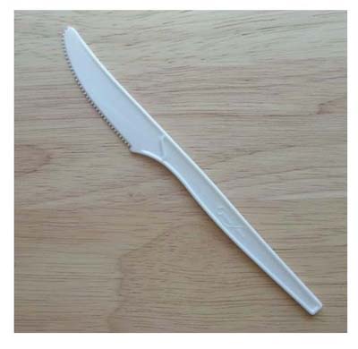 CUTLERY MED WT KNIFE CPLA WHITE