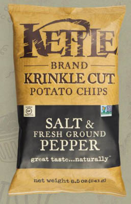 CHIPS POTATO KRINKLE SALT & PEPPER