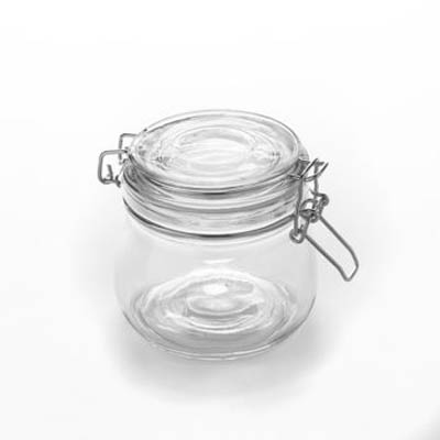 JAR MASON 16OZ W/ HINGE LID