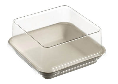 DISPOSABLE CONTAINER COVER/LID PET