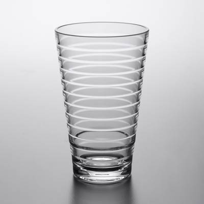 GLASS 16OZ PINT CIRQ SAN CLEAR