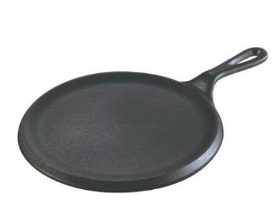 CAST IRON GRILL GRIDDLE PAN 9.5"