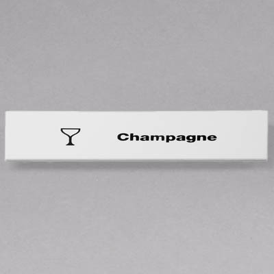 CAMRACK ID CLIP CHAMPAGNE 5"X1-9/16