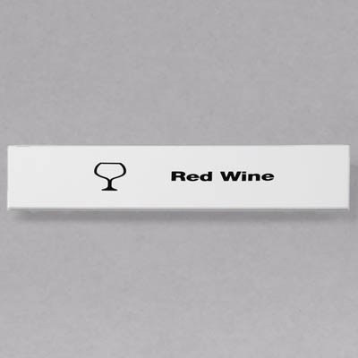 CAMRACK ID CLIP RED WINE 5"X1-9/16