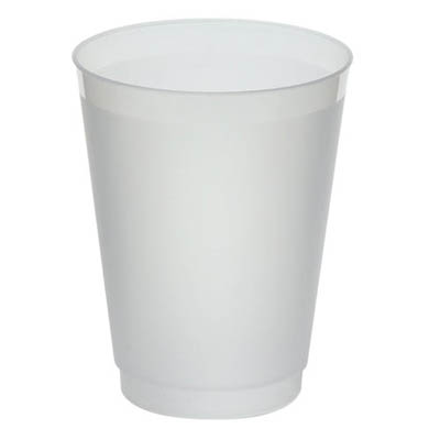 CUP PLAST TUMBLER 16 OZ FROSTED PP