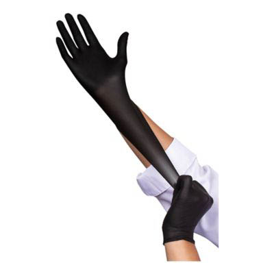 GLOVE NITRILE MED BLK PF