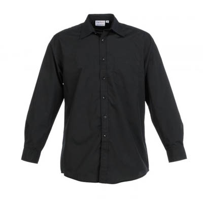 Individual FoodService | SHIRT DRESS LNG SLV XL BLACK CLASSIC