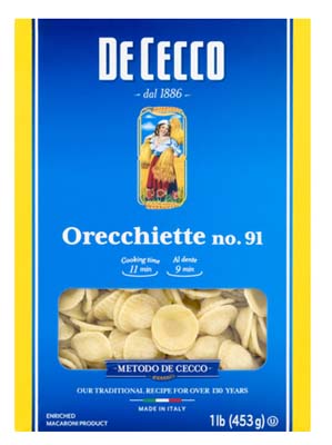 PASTA ORECCHIETTE DECECCO #91