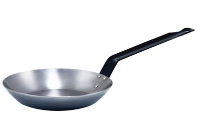 FRY PAN 11 1/8" FRENCH STYLE CARBON STEE