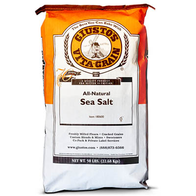 GIUSTO NATURAL X-FINE SEA SALT 50# (50#/
