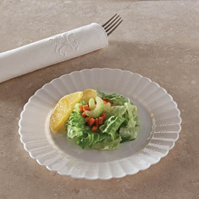 PLATE PLAST 7.5" WHT SALAD