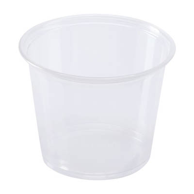 CUP PORTION PLAST 5.5  OZ TRANS (PP)