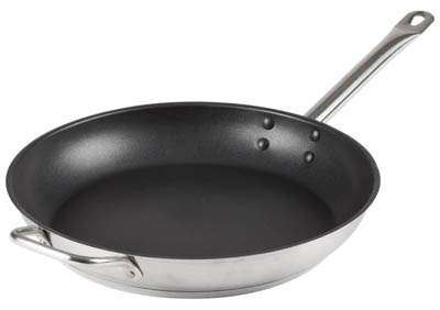 FRY PAN 12-1/2 NON STICK SS