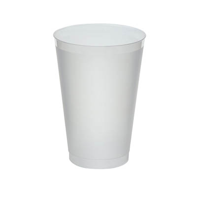 CUP PLAST TUMBLER 20 OZ FROSTED PP