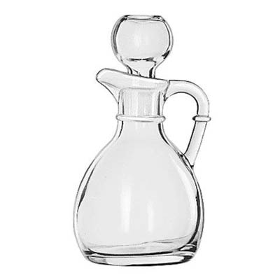 CRUET 6 OZ OIL&VINEGAR GLASS