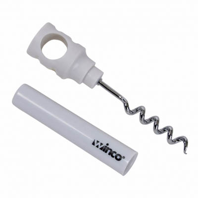 CORK SCREW 2 PIECE PACK PLASTIC HANDLE