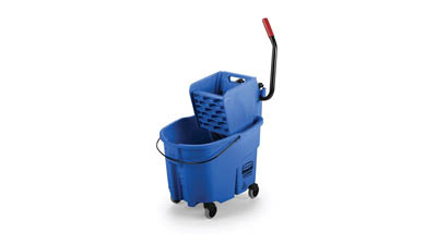 MOP BUCKET WRINGER COMBO BLUE RUBBERMAID