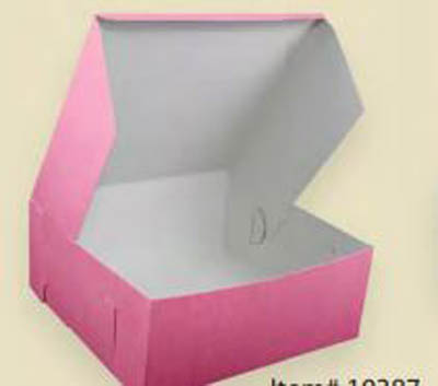 BOX CAKE 5.5X5.5X4 PINK PLN