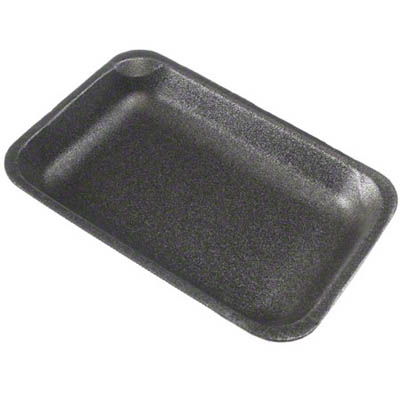 TRAY FOAM MEAT 2PP BLACK -BF