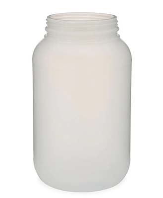 PLASTIC ONE GALLON JAR WIDE MOUTH