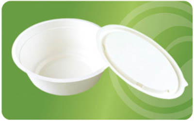 BOWL PULP 32 OZ ROUND BIODEGRADABLE