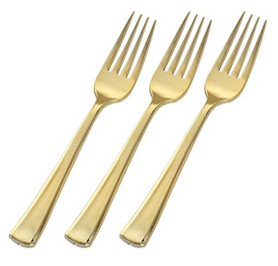 FORKS 7.25" PS HEAVY GOLD / 16X24