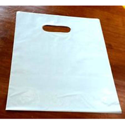 BAG POLY 13X10X15 2.25MIL WHT HDPE