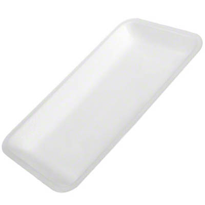 TRAY FOAM MEAT 10P WHITE -BF