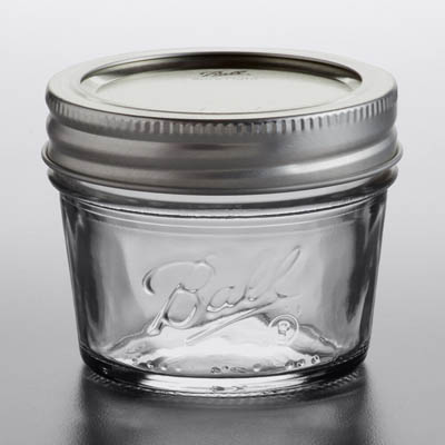 JAR MASON 4 OZ. REGULAR MOUTH