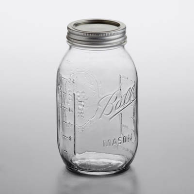 JAR MASON 32 OZ. REGULAR MOUTH W/LID