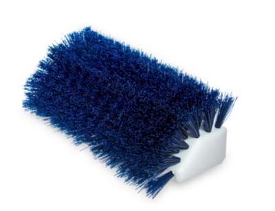 BRUSH FLOOR SCRUB 10" BLUE