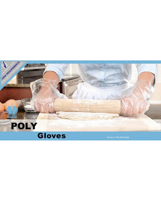 GLOVE POLY SM