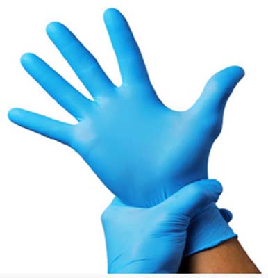 GLOVE NITRILE SMALL BLUE POWDERFREE MEDI