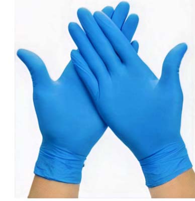 GLOVE NITRILE XSM BLUE PF MEDICAL GRADE