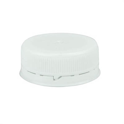 LID PLAST 8-128 OZ WHT 38MM SCREW