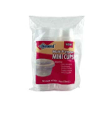 CUP PLAST 3.5 OZ CLR DIAMOND