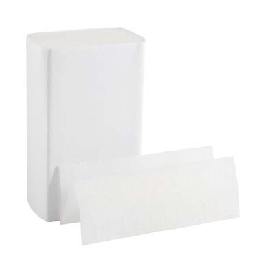 TOWEL BIGFOLD WHT 10.2X10.8" RECYCLED