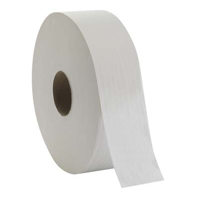 TISSUE JUMBO SR 2-PLY WHITE 2000'