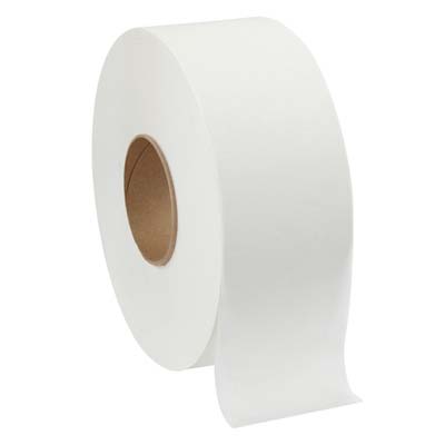 TISSUE JUMBO JRT 2-PLY WHITE 1000'