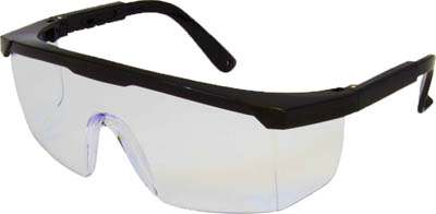 SAFETY GLASSES CLEAR/BLACK