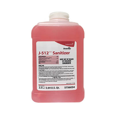 SANITIZER J-512TM/MC NO-RINSE PINK