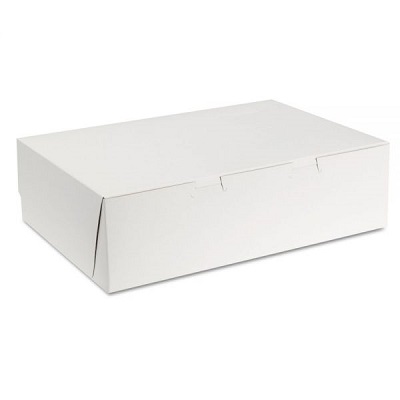 BOX CAKE 12X12X5 WHT L/C