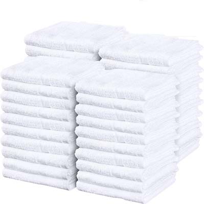 #20 WHITE NEW TERRY TOWEL T58220