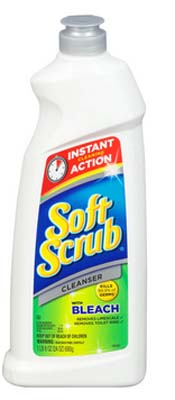 SOFT SCRUB W/BLEACH 9/24OZ