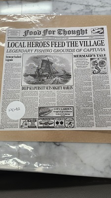 WRAP 12X16 NEWSPAPER PRINT PF