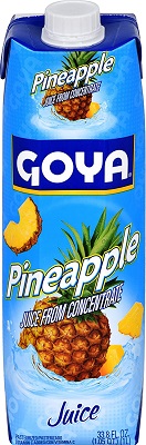 JUICE PINEAPPLE GOYA UNSWEETENED